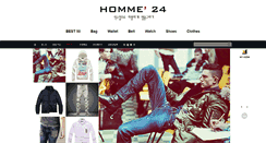 Desktop Screenshot of homme24.com